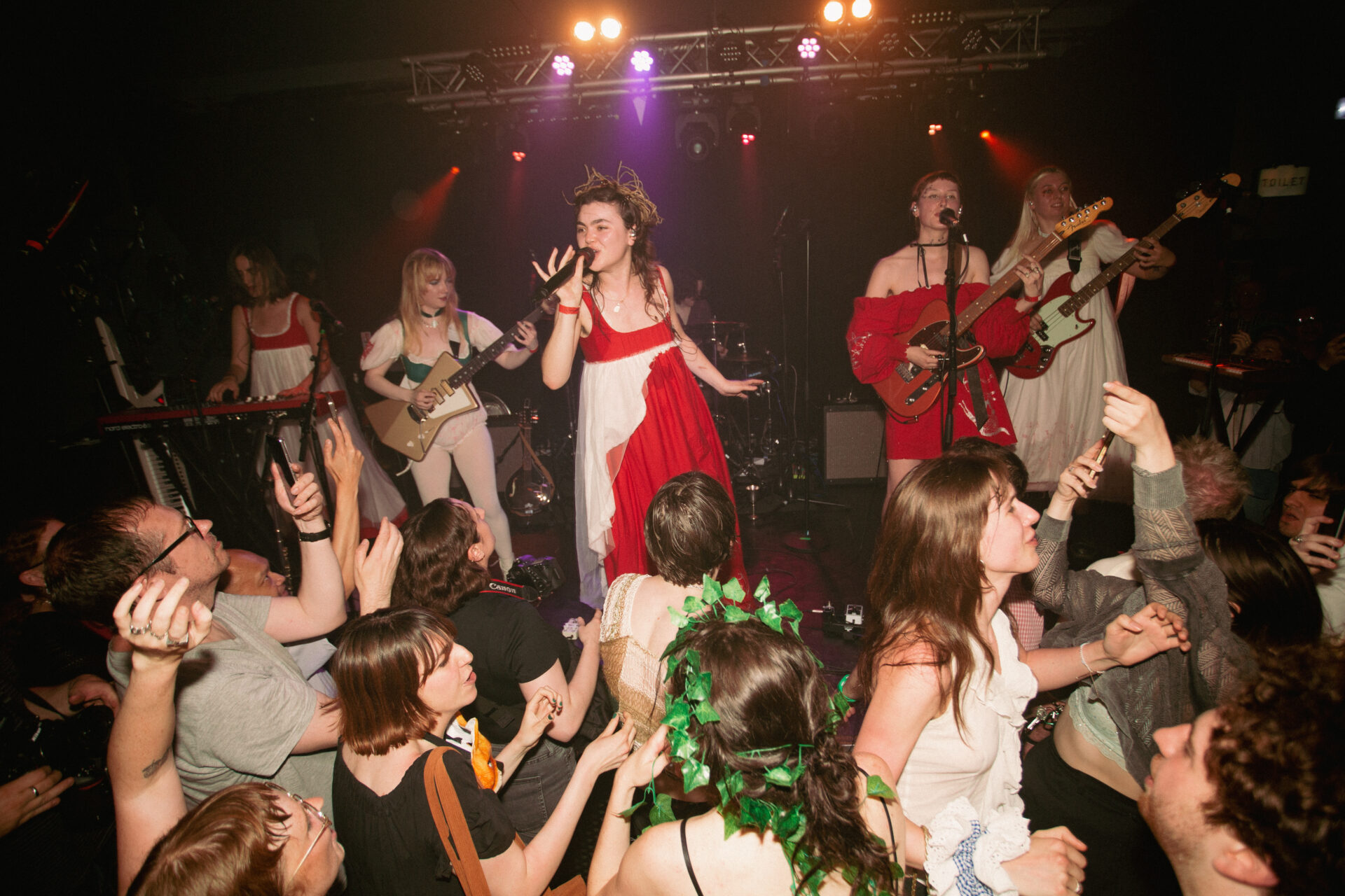Fans at a The Last Dinner Party concert